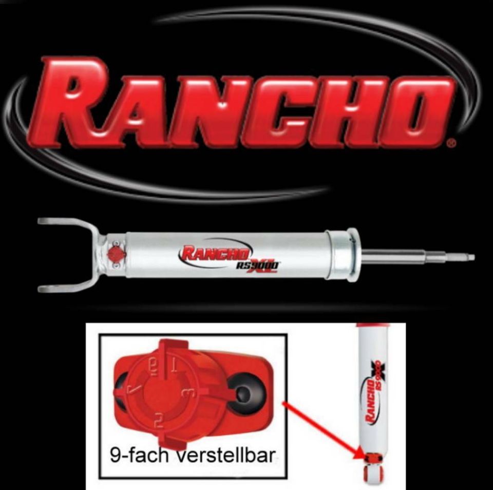 Dodge Ram Rancho Nitroshocks 9 fach verstellbar 02-18,Stoßdämpfer in Erfurt