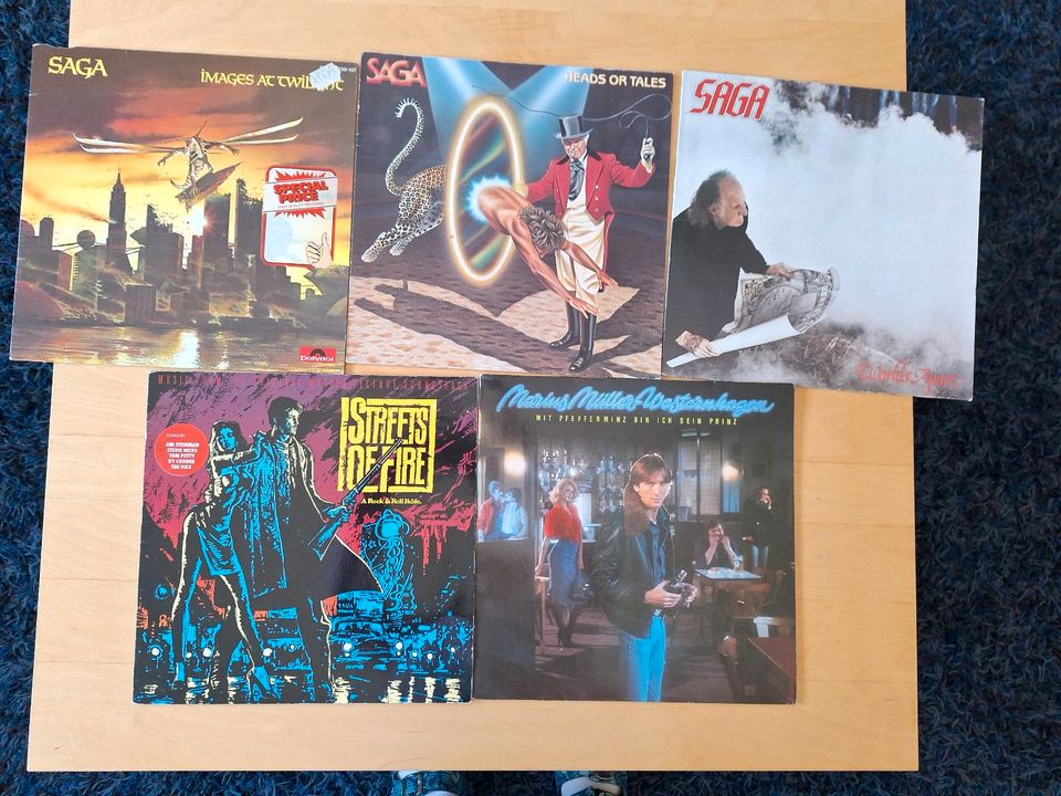 diverse Schallplatten / LP / Vinyl (Abba,Saga...) in Karlsruhe