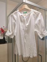 united colors of Benetton neuwertige Bluse weiss Gr 36 Bayern - Oberpframmern Vorschau