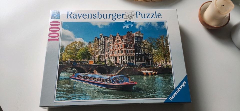 Puzzle Ravensburger 1000 Teile Grachtenfahrt in Amsterdam NEU in Berlin