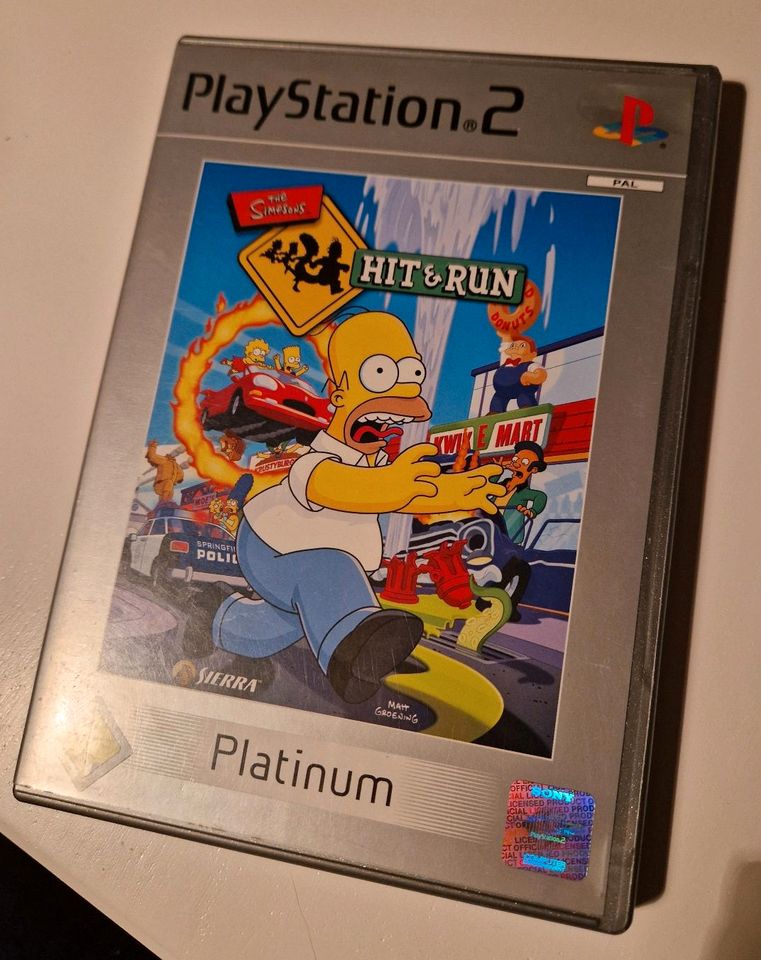 Ps2 - The Simpsons - Hit&Run - ohne Anleitung - playstation in Potsdam