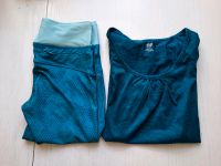 3/4 Sportleggings Sportshirt Set türkis petrol mint H&M XS 34 Sachsen-Anhalt - Magdeburg Vorschau