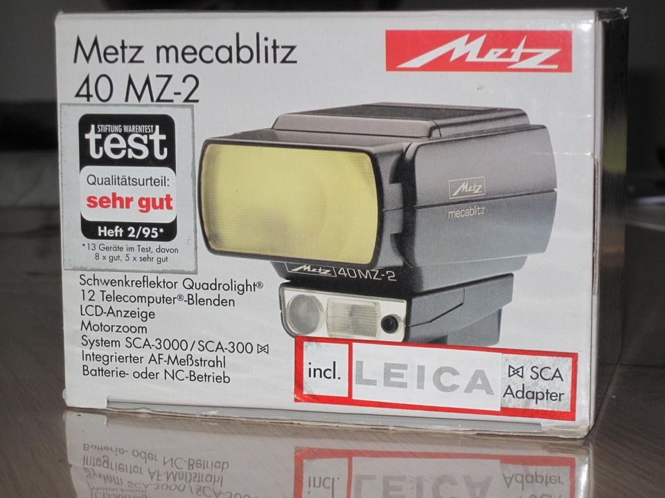 Camera  Metz Mecablitz 40 MZ - 2 für  Nikon und Leica in Bottrop