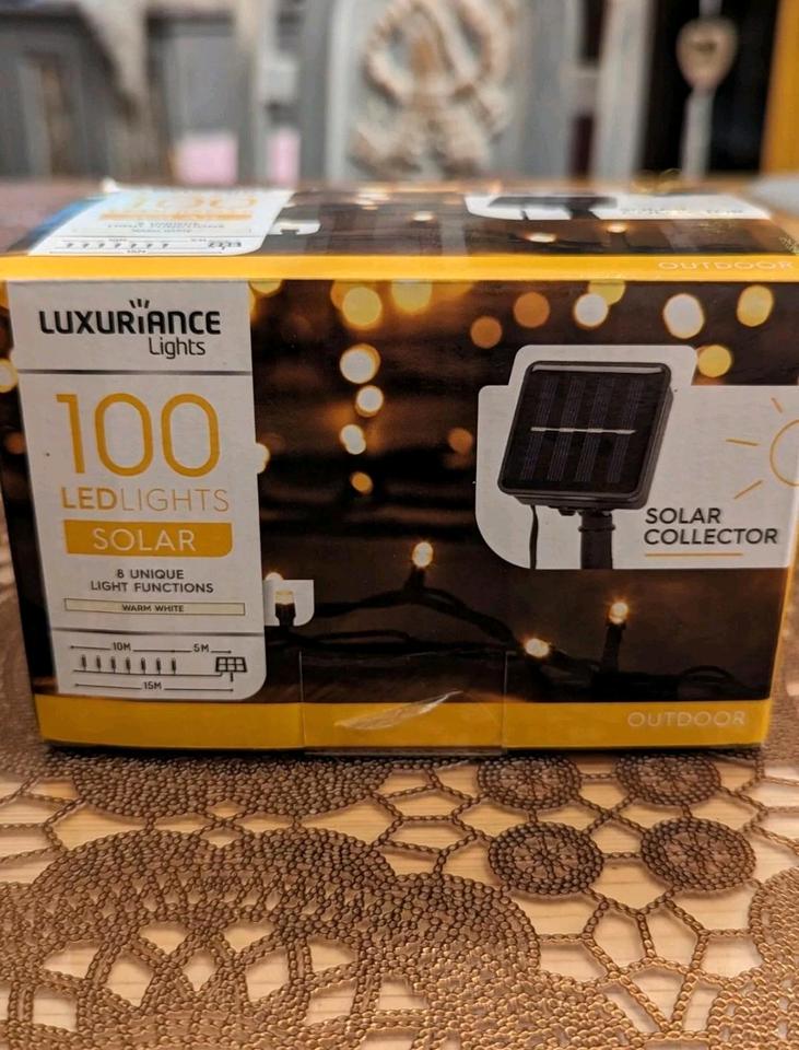 * Solar LED Lichterkette * 100 Lichter * Lichterkette Weihnachten in Höchstadt