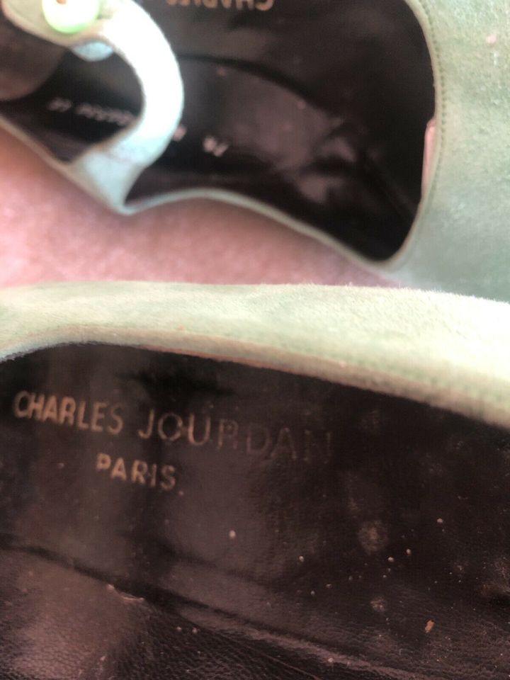 Damenschuhe in grün von Charles Jourdan Paris in Sprockhövel