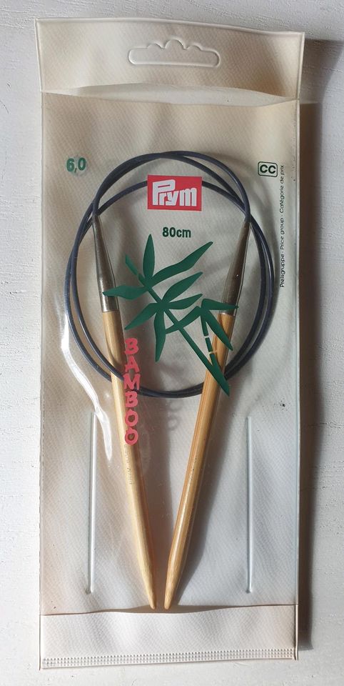 Prym Bambus Rundstricknadel, Gr. 6, 80cm in Emmerthal