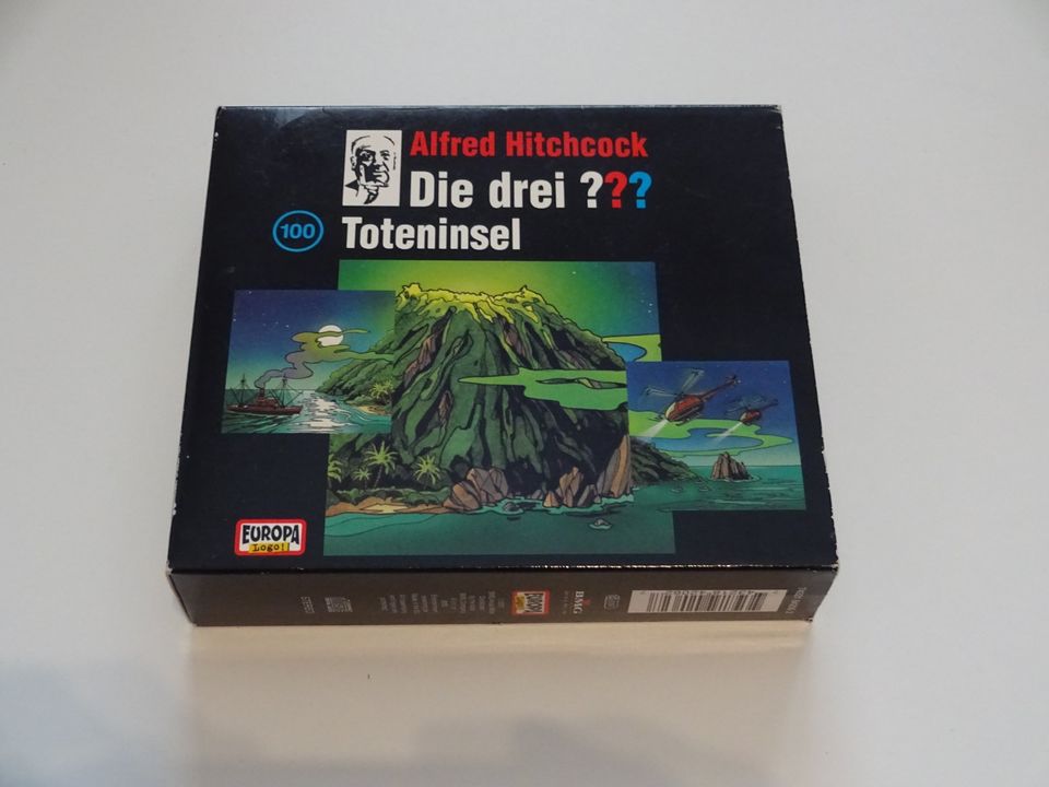 Die drei Fragezeichen – Toteninsel, Folge 100, 3 CDs, ??? in Berlin