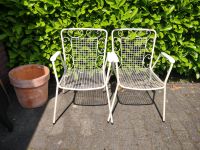 Gartenstühle Metall weiß mit passenden Auflagen Nordrhein-Westfalen - Herzebrock-Clarholz Vorschau