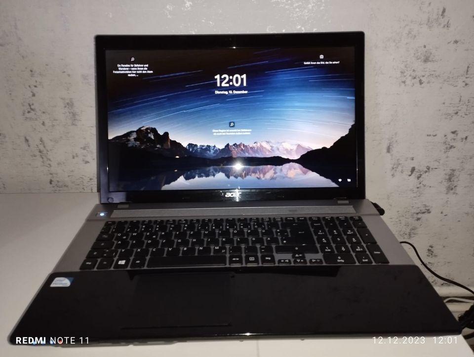 Laptop Notebook Acer Aspire V3 Intel Pentium 6GB 500GB 15,6" Zoll in Dirmstein