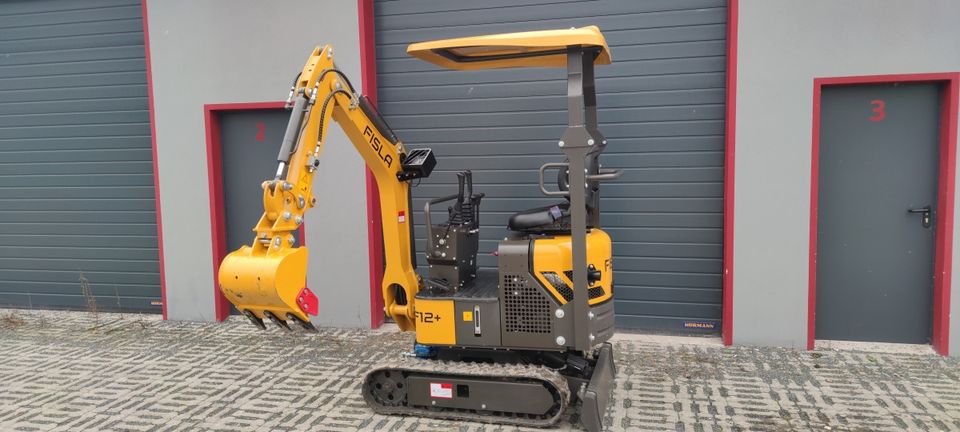 Minibagger Fisla F12+ YANMAR 3TNV70, hydr. verstellbares Fahrwerk in Gifhorn