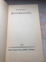 Ernst Wiechert - Hirtennovelle Hamburg-Nord - Hamburg Hohenfelde Vorschau