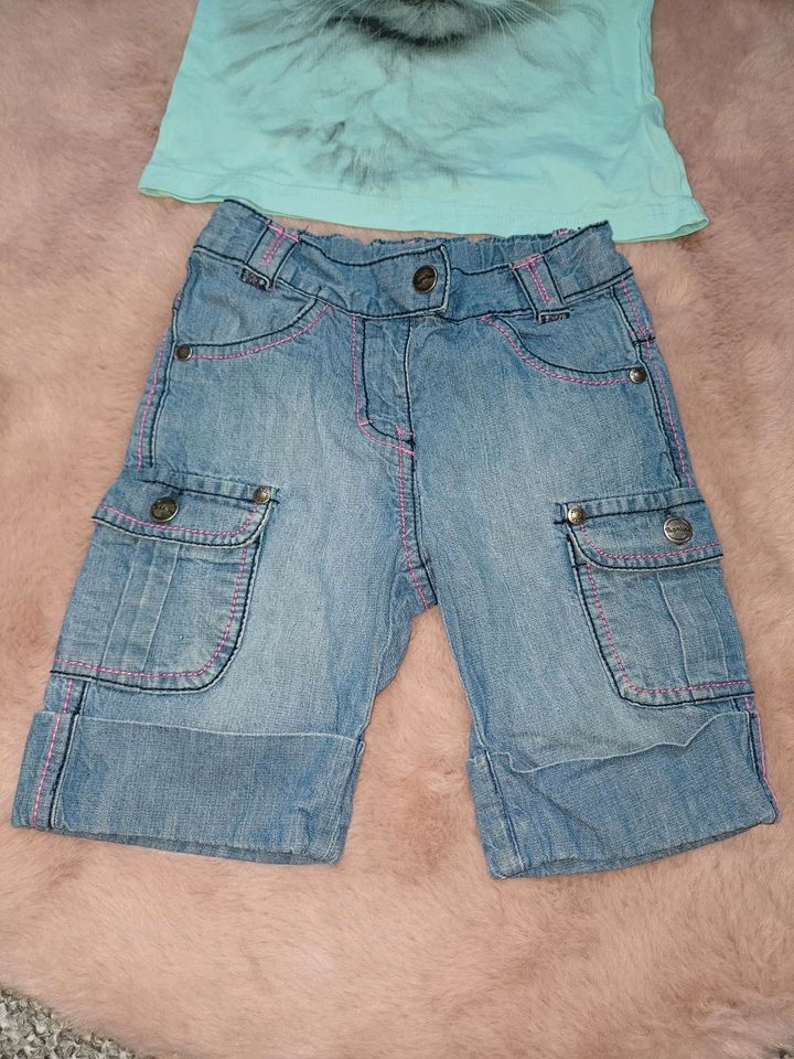 Jeans Short und Shirt Topolino 116 in Neuwied