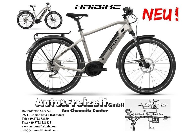 E-BIKE HAIBIKE TREKKING Herren HIGH * TESTBIKE & NEU in Röhrsdorf