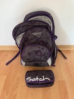 Satch Ergobag Schulrucksack mit Mäppchen in lila/grau Saarland - Saarwellingen Vorschau