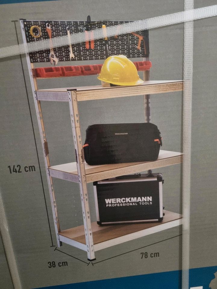 Werkregal Werkbank mit Schubladen Werkzeugaufbewahrung in Hamburg