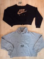 Mädchen Pullover Crop Nike schwarz grau Gr. S Sachsen - Callenberg b Hohenstein-Ernstthal Vorschau