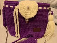 Handtasche, lila, Selfmade Sachsen-Anhalt - Bitterfeld Vorschau