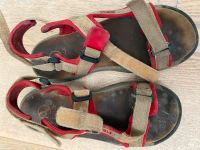 Aigle Sandalen in beige-rot Wandsbek - Hamburg Bergstedt Vorschau