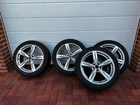 Audi Q 5 Alu Felgen mit Reifen Hankook S1 Evo 2 255/45 ZR20 105W Niedersachsen - Südbrookmerland Vorschau