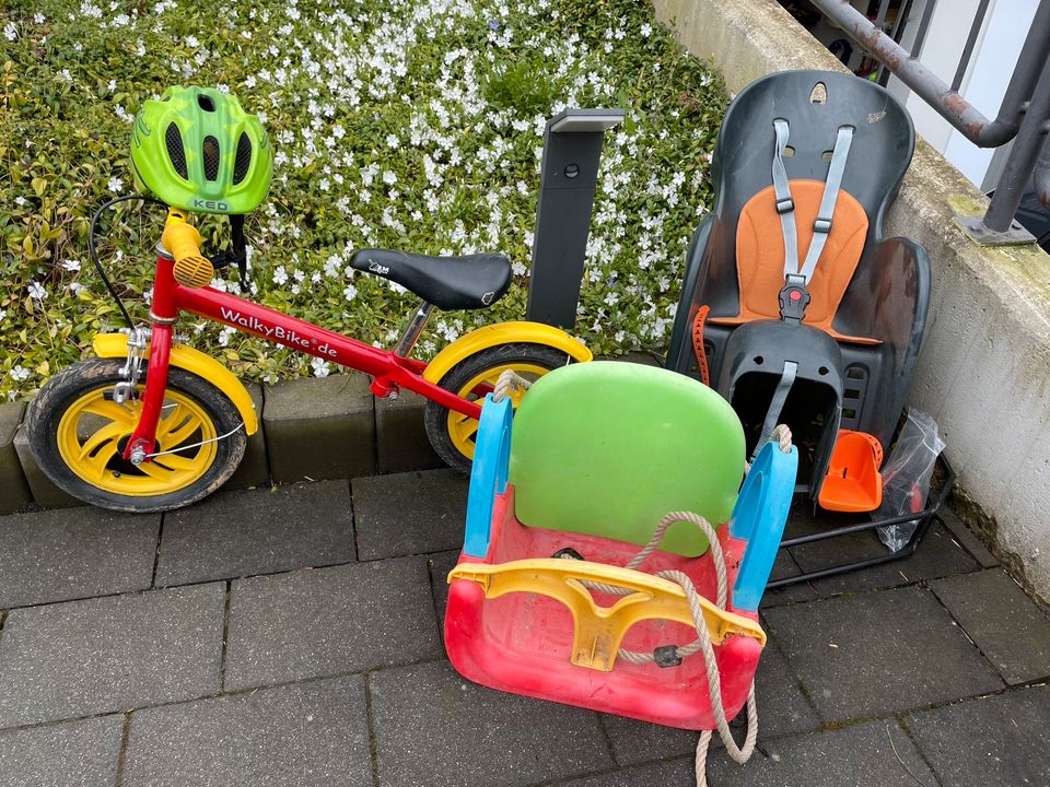 Kinderset - Laufrad, Fahrradsitz & Schaukel in Bielefeld