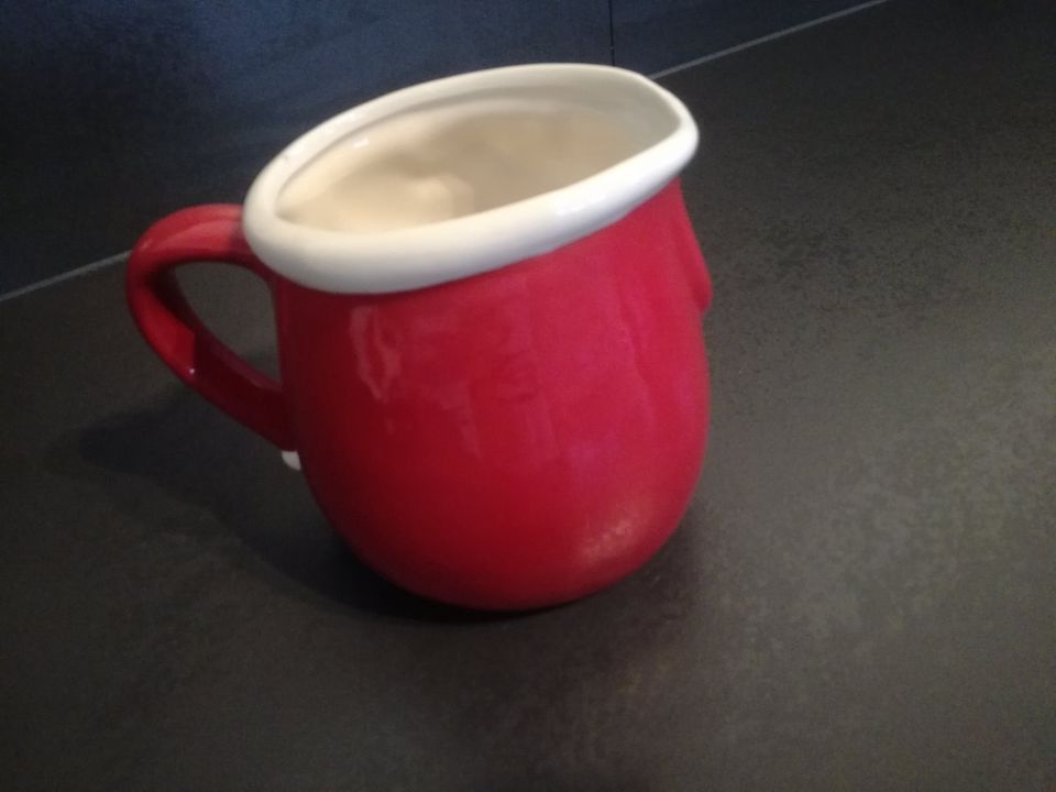 Weihnachtsmann/Nikolaus Tasse, sehr groß! ca. 1,25l in Laudenbach