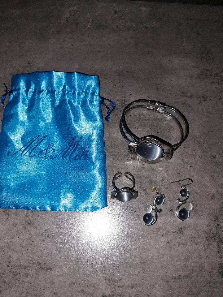 Schmuck Set Ohrringe Ring Armreif in Chemnitz