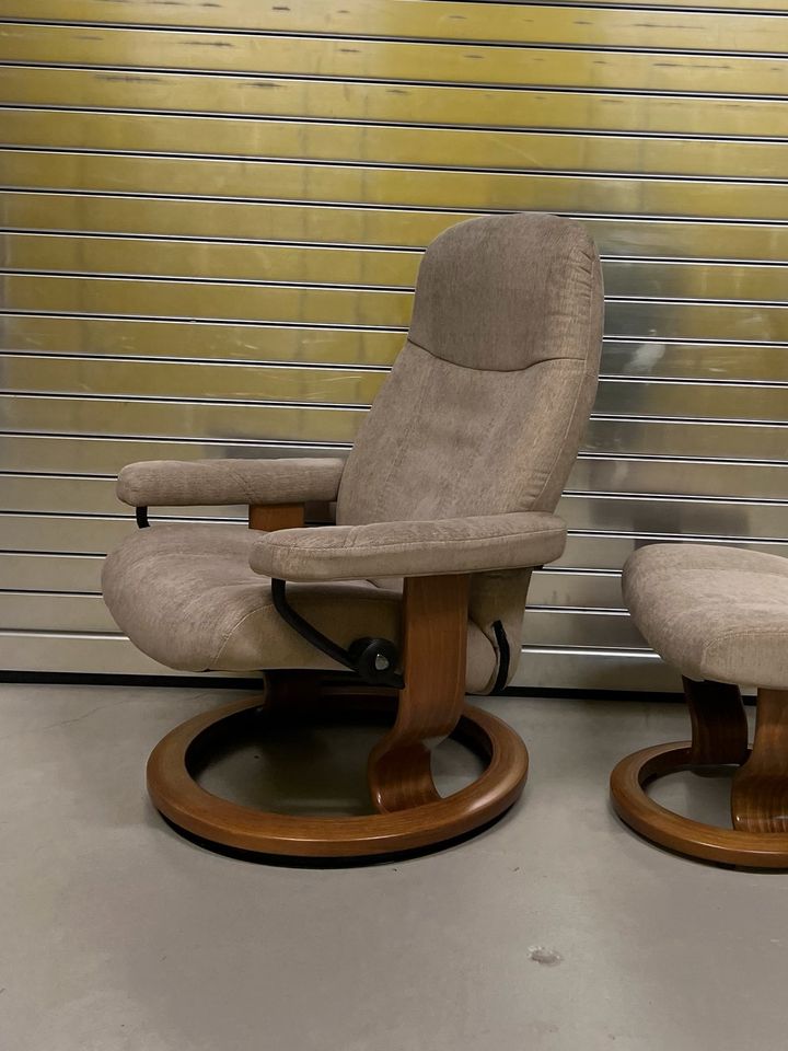 Ekornes Stressless Sessel inkl Hocker. Consul (M) in Ratingen