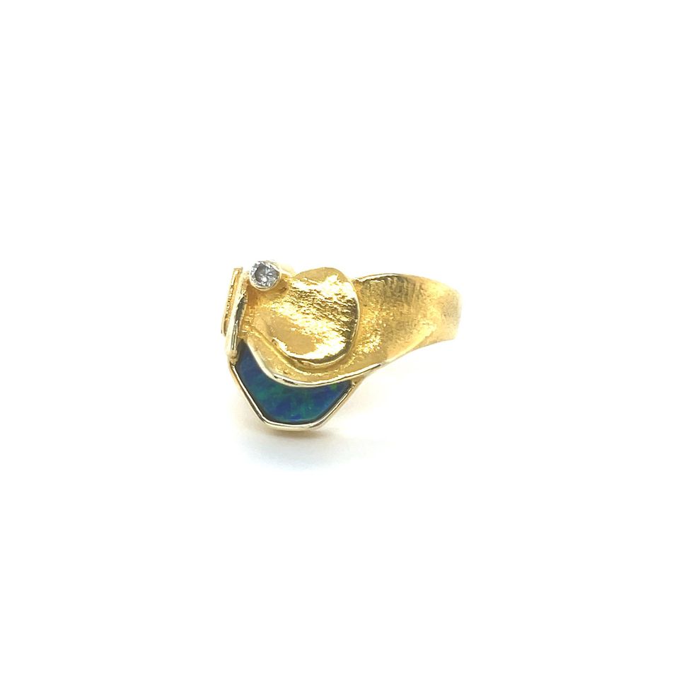 Ring aus 585/- Gelbgold mit Brillant Nr. 230485 M10 in Hannover
