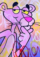 ✅Gunnar Zyl (1988) - Pink Panther / Acrylbild, Kunstwerk, Art Nordrhein-Westfalen - Horstmar Vorschau