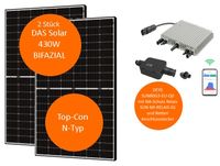 Balkonkraftwerk 2 St. DAS Solar 430W bifazial + Deye SUN-M80 Baden-Württemberg - Gärtringen Vorschau