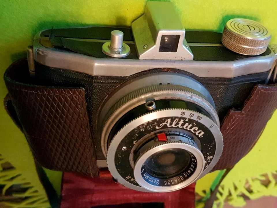 Kamera Fotoapparat Altuca Objektiv Ludwig Meritar 3,5/75 mm in Vacha