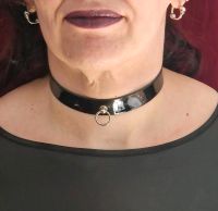 Halsband / Choker * Lack * Kleiner O-Ring * Neu * Gothic / Punk Sachsen-Anhalt - Halle Vorschau