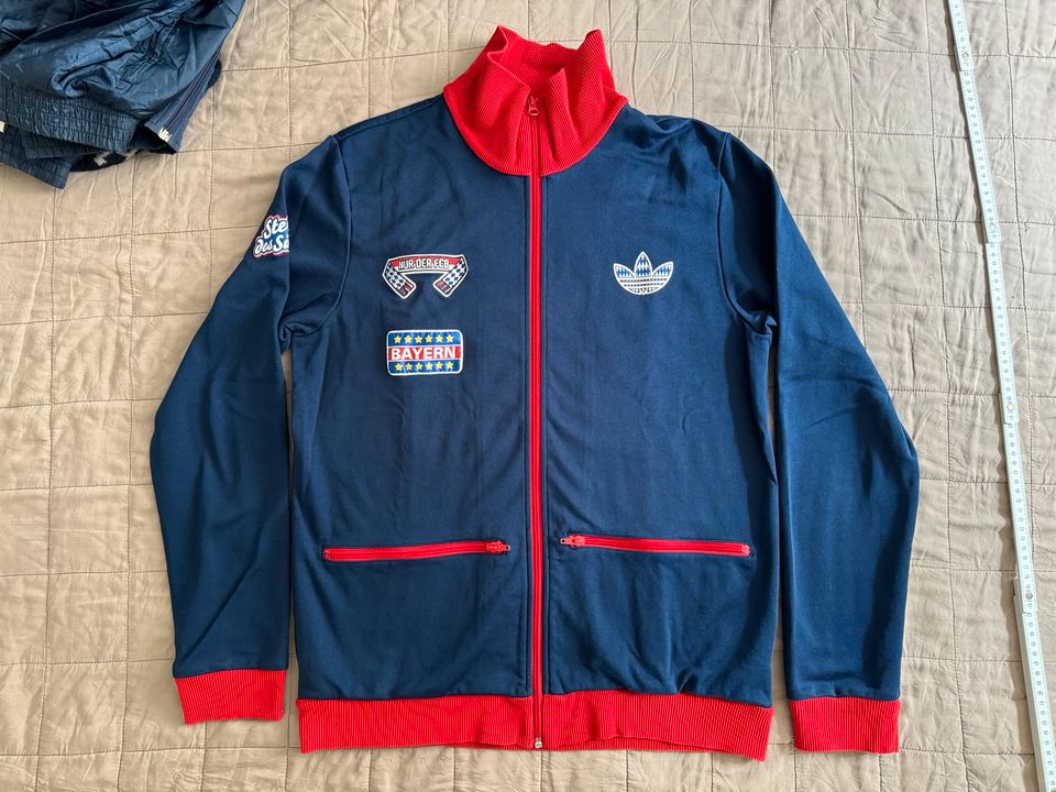 Adidas FC Bayern Track Top Gr L Blau in München