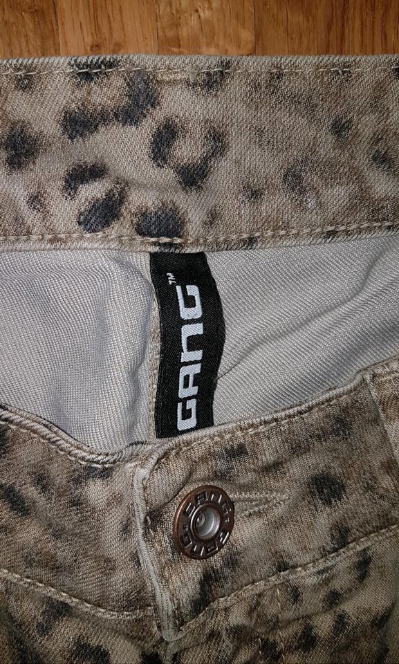 "Gang" Katy Skinny Gr.W30 (29,L32,M,38) Jeans Unikat Leo Leopard in Hamburg