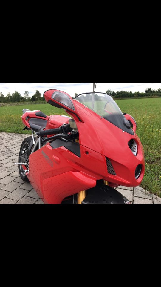 Ducati 999 S, BOS Carbon, Rizoma,Öhlins, Testastretta in Parsdorf