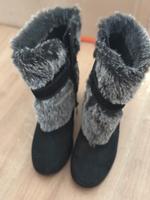 Wildleder Stiefeletten gr 37,5 38 Salamander schwarz gefüttert Sachsen - Zwickau Vorschau
