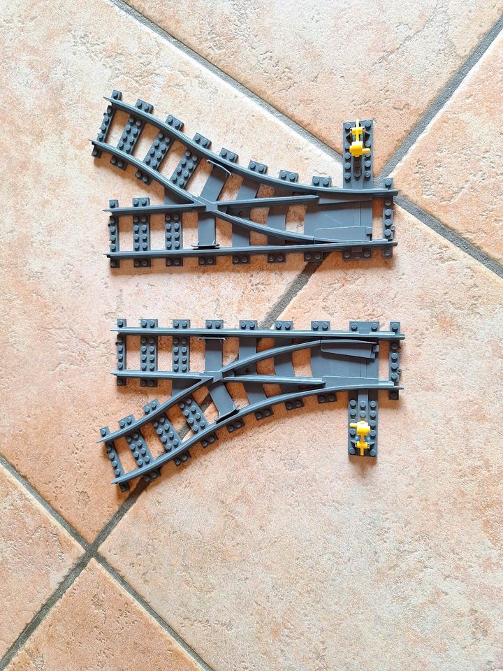 Lego Eisenbahn Schienen Weichen  für RC Ferngesteuerte Züge in Mutlangen