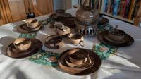 ✨️TOP: Teeservice, Keramik, handgetöpfert, braun, 70er Jahre ✨️ Nordrhein-Westfalen - Neunkirchen-Seelscheid Vorschau