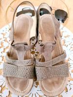❤️ Sandaletten Gr. 38 Sandalen Beige Schuhe  Pantoletten 6,5cm ❤️ Nürnberg (Mittelfr) - Röthenbach b Schweinau Vorschau