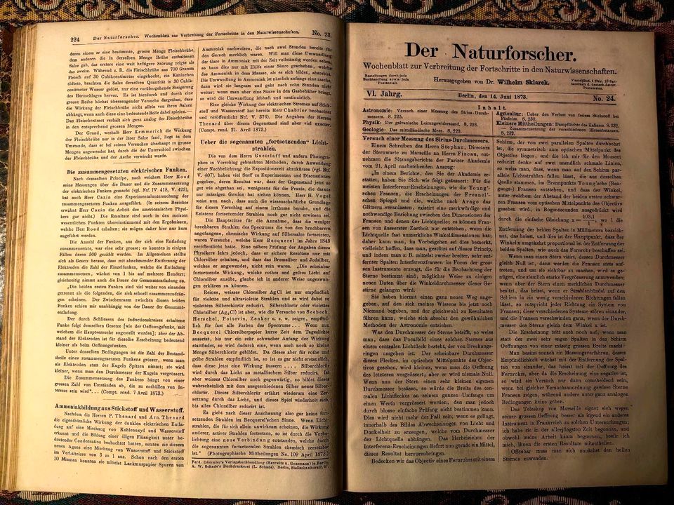 Der Naturforscher Wissenschaft 52 Zeitschriften in Braunsbedra