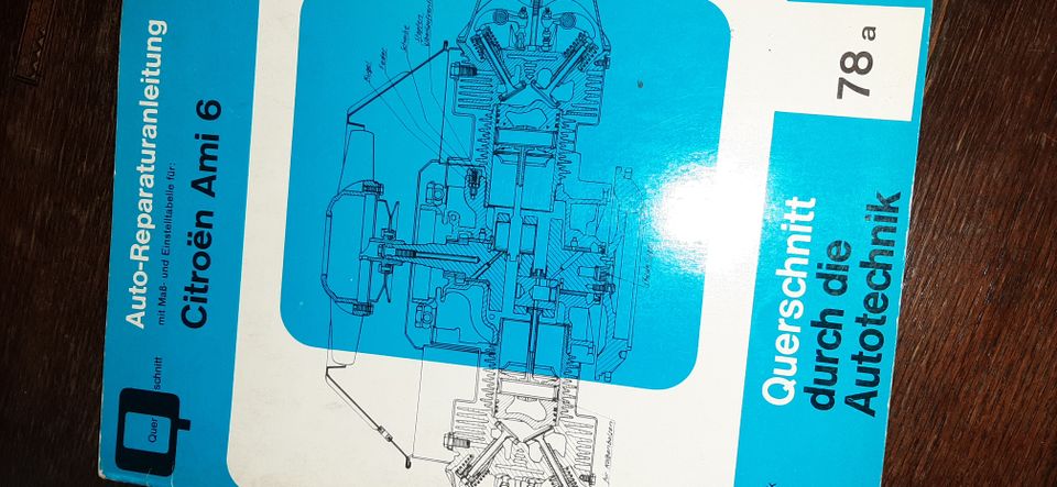 Oldtimer Citroen Ami6 Konvolut Rep.Handbuch u. Orig. PROSPEKTE in Wolbeck