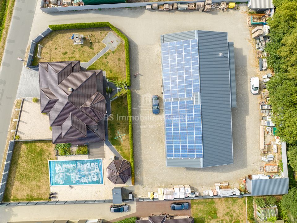 !!Effizienz durch Photovoltaik!! Exkl. EFH mit Gewerbehalle, Pool und D-Garage in Westoverledingen