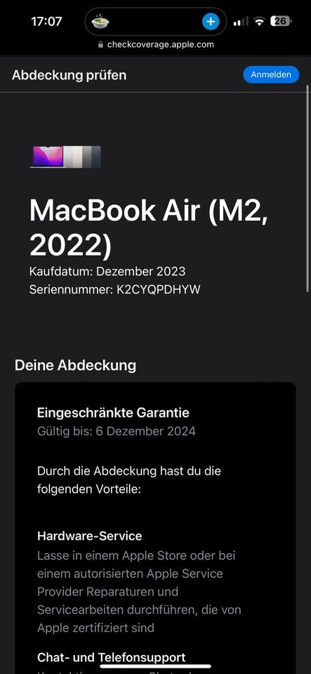 MacBook Air M2 2023 13,6‘‘ Zoll NEU + Zubehör *3 Ladezyklen* in München