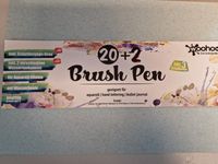 Brush-Pen Set - 20 Farben + 2 Wassertankpinsel - inkl. Schablonen Saarland - St. Wendel Vorschau