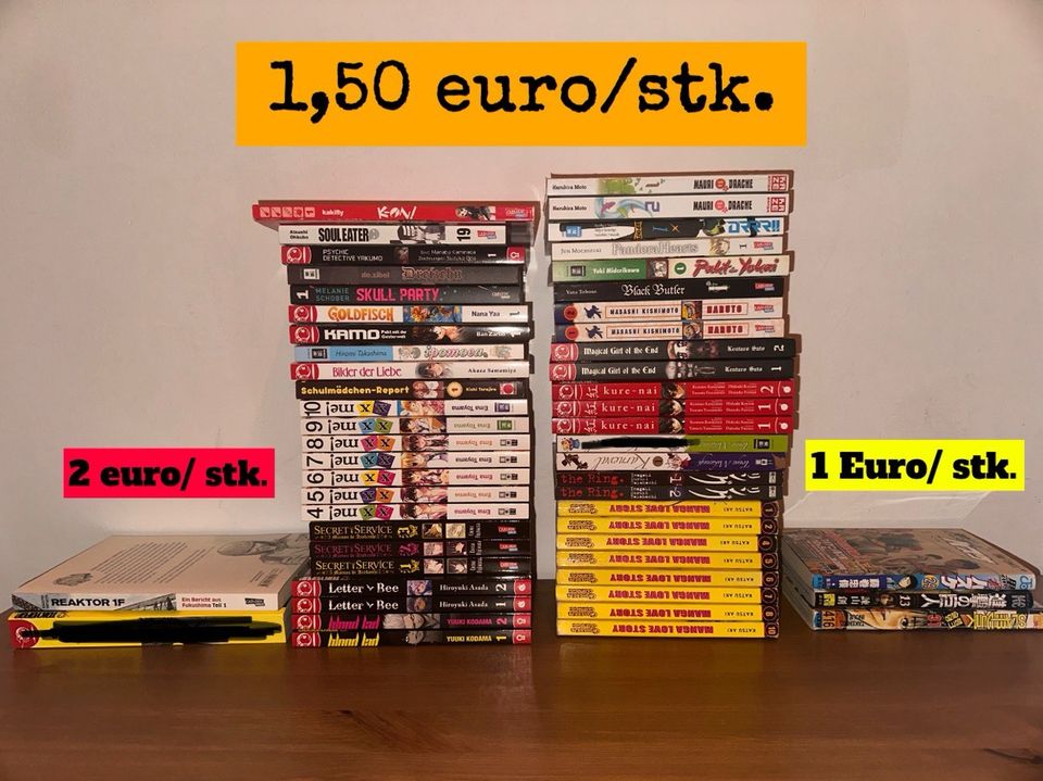 54x verschiedene Manga! ALLES MUSS RAUS! in Bremen