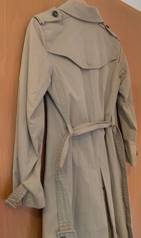 Damen Trenchcoat, Mantel, beige, Gr.S, Massimo Dutti in Bischberg