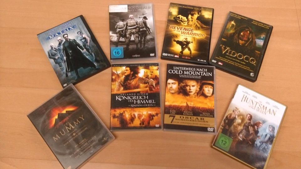 10 Film DVD'S Fantasy "Mummy Legends, Huntsman, Matrix in Hameln