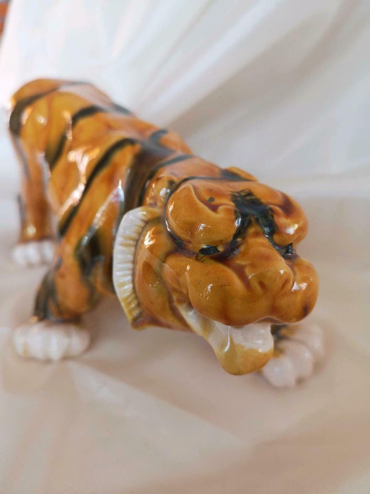 Antik 唐三彩 Tiger, Tang San Cai Tiger, sehr alt und rar in Göppingen