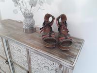 Damen Leder  Sandalen Gr.38 Bayern - Weißenburg in Bayern Vorschau