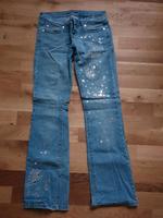 blaue Jeans mit Pailletten und Stickereien, Gr S Eimsbüttel - Hamburg Eimsbüttel (Stadtteil) Vorschau
